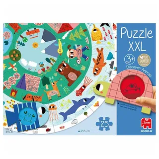 Goula Jumbo Goula XXL-Puzzle Tiere entdecken 25 Teile)