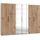 Drehtürenschrank Level by fresh to go 300 x 216 x 58 cm Weiß