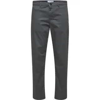 Selected HOMME Stoffhose »SLH196-STRAIGHT-NEW MILES FLEX PANT NOOS« SELECTED HOMME Dark Shadow