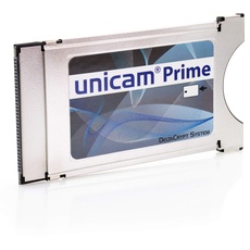 Unicam Prime CI Modul I Common Interface Karte mit DeltaCrypt-Verschlüsselung 3.0 für den Empfang verschlüsselter Sender I DVB CI-konforme PCMCIA CI-CAM für Smart Cards TV (CI Modul)