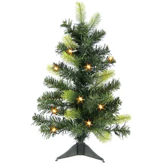 I.GE.A. Künstlicher Weihnachtsbaum »LED-Tannenbaum« Mini Christbaum Weichnadel Kunsttanne Dekobaum Weihnachtsdeko Tanne