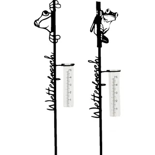Boltze Regenmesser Talon 2-fach Sortiert Schwarz