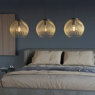 EGLO Pendelleuchte Venezuela Alu, Eisen, Stahl & Metall Gold