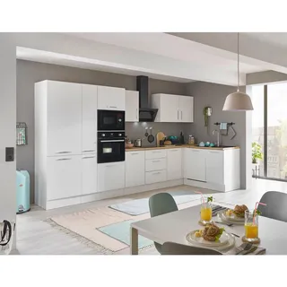 BASIC by Balculina Winkelküche Turin L-Form 370 cm weiß