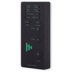 Tragbare Soundkarte Voice Changer, tragbares -Voice-Changer-Gerät, Voice Disguiser, Handheld-Mikrofon Voice Changer-Soundeffekt-Maschine, 4 Sprachänderungen (englische Version)