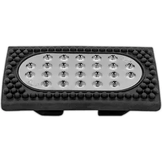 Sprenger Steigbügel Einlagen Gummi für FLEXCITE schwarz silber, Farbe:schwarz-silber, Größe:120 mm