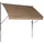 Klemmmarkise Style 150 cm braun