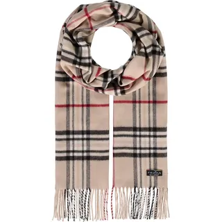 FRAAS Schal Cashmink® Scarf with FRAAS Plaid Beige - Beige, Bunt