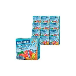 DURSTLÖSCHER Eistee Pfirsich Fruchtsaftgetränk 12x 0,5 l