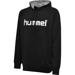 hummel GO Baumwoll Logo Hoodie Herren black M