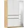 Kleiderschrank Tübingen 135 x 197 x 54 cm Beige/Weiß
