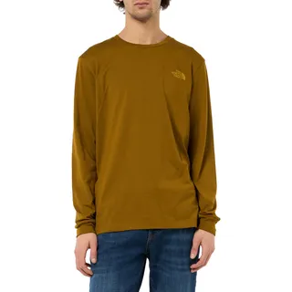 The North Face NF0A8A6F4XI1 Men’s L/S Easy Tee T-Shirt Herren Moss Green/Amber Green S