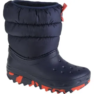 Crocs Classic Neo Puff Boot Blau 28