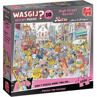 Wasgij Retro Destiny 10 - Ärger auf der Hauptstraße - Puzzle 1000 Teile