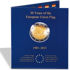 Leuchtturm 347757 Münzalbum PRESSO - Album für 23 Münzen der Gemeinschafts-Ausgabe 30 Jahre EU-Flagge - 2€ Gedenkmünzen