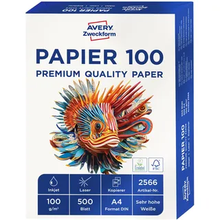 Avery Zweckform Drucker- und Kopierpapier A4 100 g/m2  500 Blatt