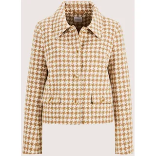 MADELEINE Jackenblazer »Blazer Leicht gefütterter Hahnentritt-Blazer in verkürzter Form«