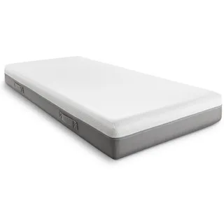 sleezzz Viskoelastik-Matratze Sleezzz Premium 100 x 200 cm, Höhe 20 cm, Härtegrad H2/H3, mit Wendegriffen