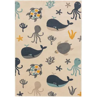 Lytte Kinderteppich Fabius Multicolor 80x150 cm , Textil , Tiere , Rechteckig , 80x150 cm , Oeko-Tex® Standard 100 , wasserabweisend , Teppiche und Böden, Teppiche, Kinderteppiche