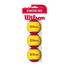 Wilson Starter Balls (Stage 3) 3er Beutel, gelb