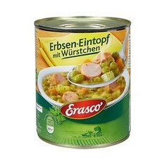 Erasco Erbsen mit Würstchen Eintopf 800,0 g