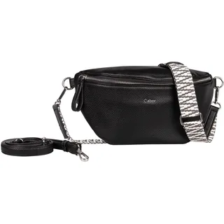 Gabor Bauchtasche "Silena", hochwertig gewebte Gurtband und ein filigranes Logo, schwarz,