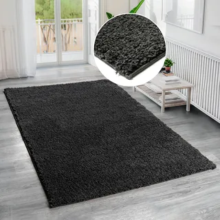 Bruno Banani Shaggy Soft Hochflorteppich 240 x 320 cm Grau
