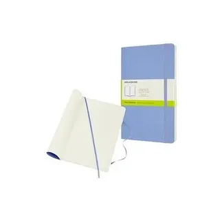 MOLESKINE Notizbuch Classic Collection flexibler Einband ca. DIN A5 blanko, hortensienblau Softcover 240 Seiten, 1 St.