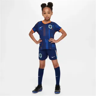 Nike Unisex Kinder Kit Netherlands Dri-Fit Stadium Kit Away, blue void/safety orange/copa/white XL