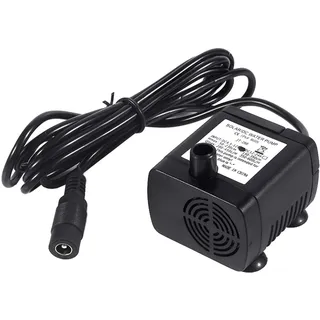 Mini Solar Springbrunnenpumpe, DC12V Solar Amphibische Mini Tauchwasserpumpe für Aquarium Springbrunnen Teich