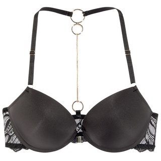 LASCANA Push-up-BH Damen schwarz Gr.70A