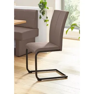 Home Affaire Freischwinger Nils Polyester braun 2er Set