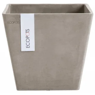 ecopot Ecopots Pflanztopf Rotterdam Braungrau 20 cm