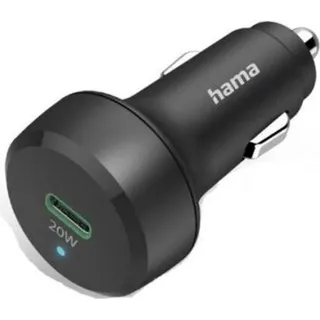 Hama Auto-Schnellladegerät USB-C Power Delivery/Qualcomm 20 W Schwarz