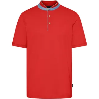 bugatti Herren Poloshirt Stehkragen Basic Kurzarm Modern Fit