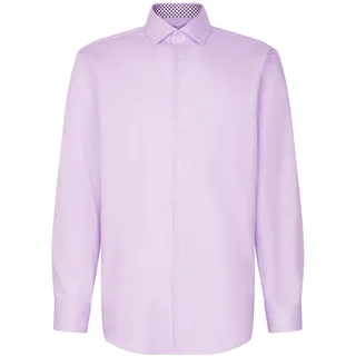 Seidensticker Herren Business Hemd, Lila, 39 EU