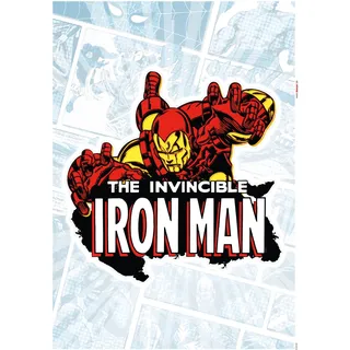 KOMAR Deko-Sticker Iron Man Classic 50 x 70 cm