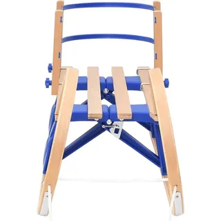 vidaXL Klappschlitten mit Rückenlehne 110 cm Sperrholz - Beige