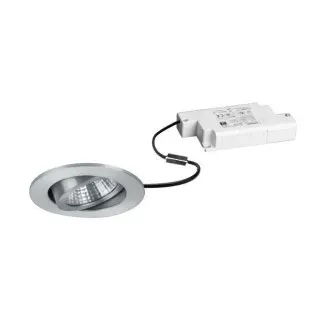 Brumberg 39353253 LED-Einbaustrahler 230 V AC, 50 Hz, 6 W, 38°, 3.000 K, rund, schwenkbar, alumin