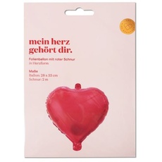 Folienballon Mein Herz gehört dir, 28x33cm