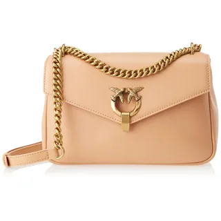 Pinko Damen Cupido Messenger Classic VITEL, C71Q_Tempesta Sabbia-Antique Gold