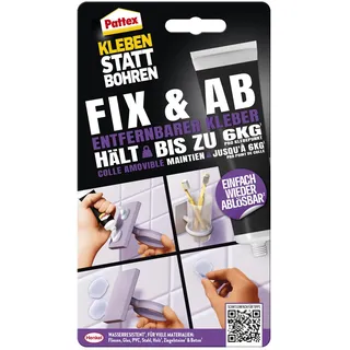 Pattex Montagekleber Kleben statt Bohren Fix & Ab 44 g Tube Transparent