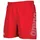 Logo Badeshorts Herren für Pool und Meer Schwimmshorts aus Weichem und Schnelltrocknendem Material Badehose mit Netz-Innenslip