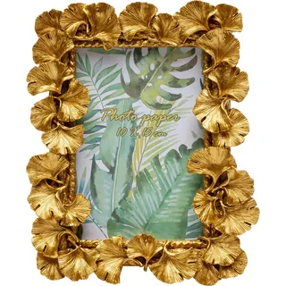 Kare Ginkgo Leaf Bilderrahmen Gold 10x15 cm 2er Set