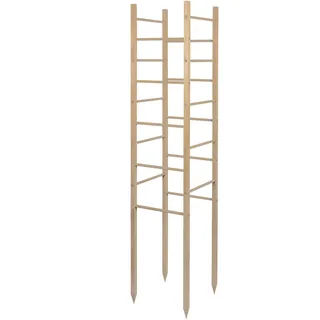 Windhager Holz-Rankturm; Kiefernholz, 29 x 29 x 145 cm; Holz; Rankgitter Garten, Pflanzenstütze, Kletterhilfe für Pflanzen, Rankgerüst; FSC-Zertifiziert
