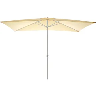 VCM Sonnenschirm eckig 200 x 300 cm Beige