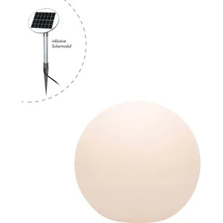 Kugelleuchte Shining Globe Ø 60 (Solar) - Weiß