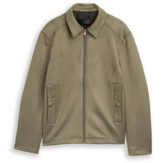 TOM TAILOR Denim Lederjacke aus Kunstleder