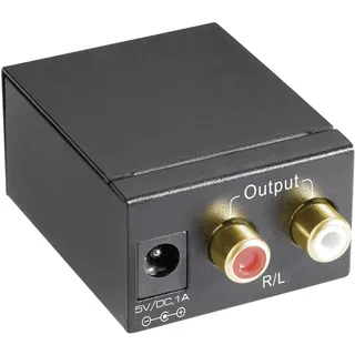 SpeaKa Professional AV Konverter), [Toslink, Cinch-Digital - Cinch] SP-DAC-TKC
