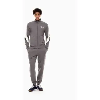 EA7 für Herren. 7M001610_AF12451 Sommer Block Set Blau (S), Lässig, Sportlich, Baumwolle, Sportbekleidung, Multisport, Langarm